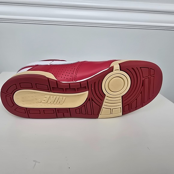 Nike Delta Force Low Red White Sneakers Men's Size 8 (308985-611) 2004 Vintage - Picture 13 of 15